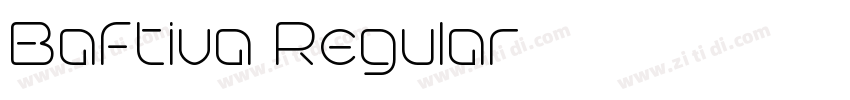 Baftiva Regular字体转换 Baftiva Regular字体转换
